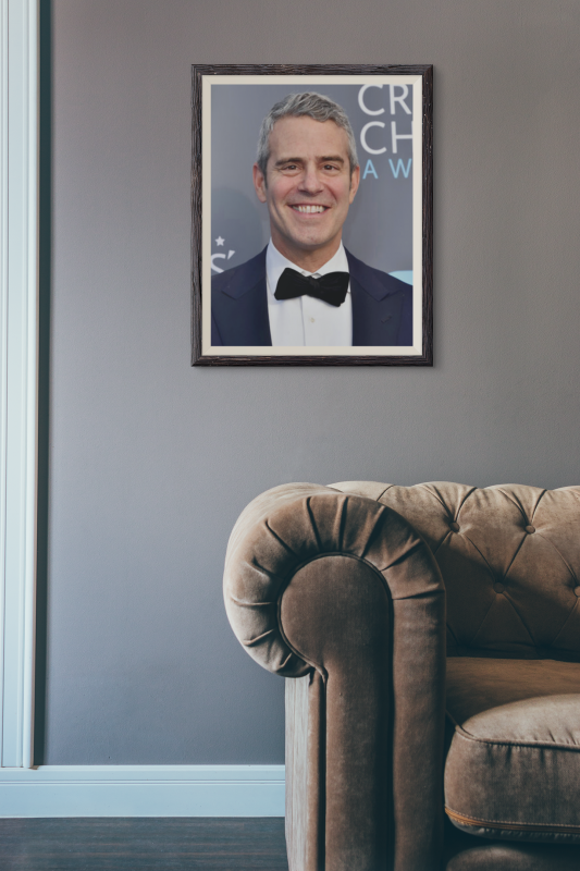 Andy Cohen Wooden Framed Poster