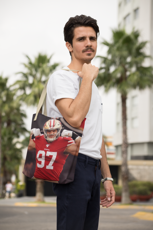 Nick Bosa Tote Bag