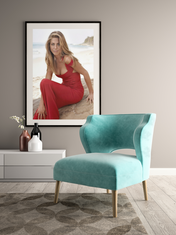 Jennifer Aniston Metal Framed Poster