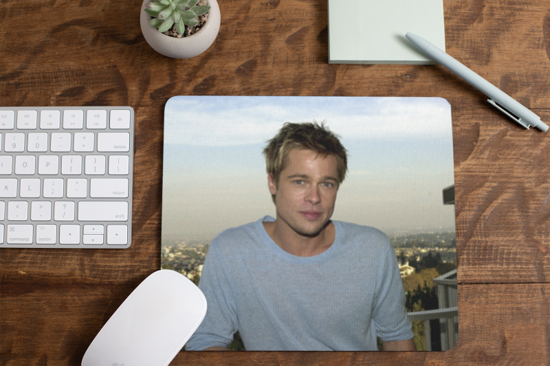 Brad Pitt Mouse Pad